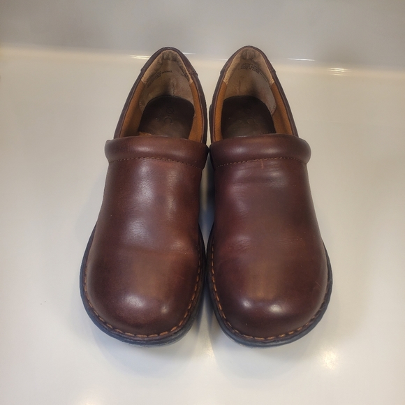 BOC Peggy Brown Leather Clogs Women's 9.5 - Picture 4 of 10